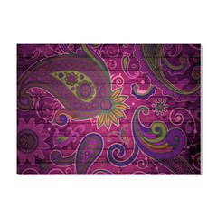 Abstract Purple Pattern Crystal Sticker (a4)