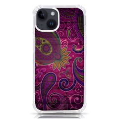 Abstract Purple Pattern Iphone 14 Tpu Uv Print Case