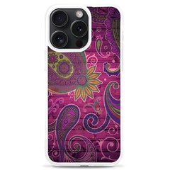 Abstract Purple Pattern Iphone 15 Pro Max Tpu Uv Print Case