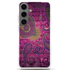 Abstract Purple Pattern Samsung Galaxy S24 Ultra 6 9 Inch Tpu Uv Case