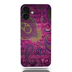 Abstract Purple Pattern Iphone 16 Plus Tpu Uv Print Case