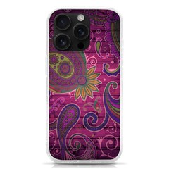 Abstract Purple Pattern Iphone 16 Pro Tpu Uv Print Case