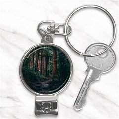 Forest Jungle Trees Tropics Nail Clippers Key Chain