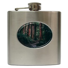 Forest Jungle Trees Tropics Hip Flask (6 Oz)