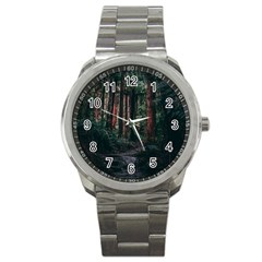 Forest Jungle Trees Tropics Sport Metal Watch