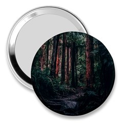 Forest Jungle Trees Tropics 3  Handbag Mirrors