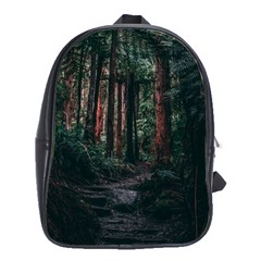 Forest Jungle Trees Tropics School Bag (xl)