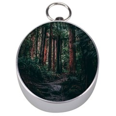 Forest Jungle Trees Tropics Silver Compasses