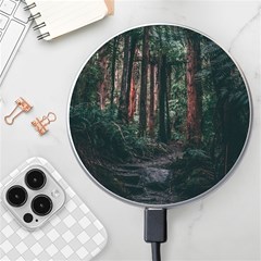 Forest Jungle Trees Tropics Wireless Fast Charger(white)