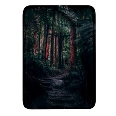 Forest Jungle Trees Tropics Rectangular Glass Fridge Magnet (4 Pack)