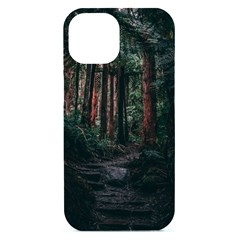 Forest Jungle Trees Tropics Iphone 15 Black Uv Print Pc Hardshell Case