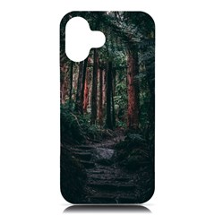 Forest Jungle Trees Tropics Iphone 16 Plus Black Uv Print Pc Hardshell Case