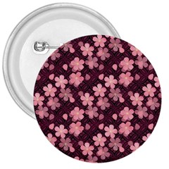 Cherry Blossoms Japanese 3  Buttons