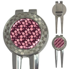 Cherry Blossoms Japanese 3-in-1 Golf Divots