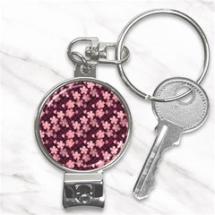 Cherry Blossoms Japanese Nail Clippers Key Chain