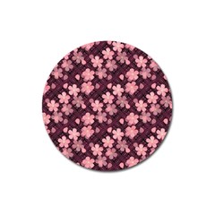 Cherry Blossoms Japanese Magnet 3  (round)