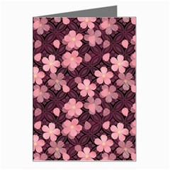 Cherry Blossoms Japanese Greeting Card