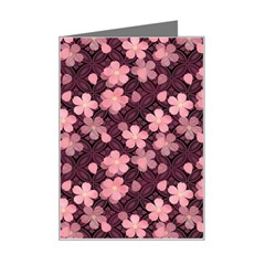 Cherry Blossoms Japanese Mini Greeting Card