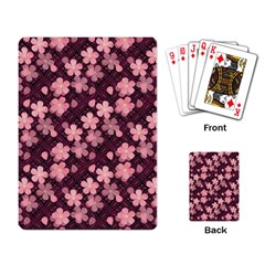 Cherry Blossoms Japanese Playing Cards Single Design (rectangle)