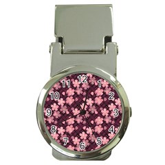 Cherry Blossoms Japanese Money Clip Watches