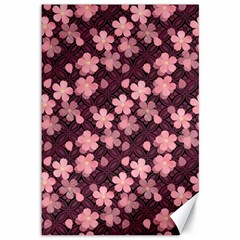 Cherry Blossoms Japanese Canvas 12  X 18 