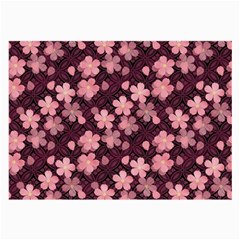 Cherry Blossoms Japanese Large Glasses Cloth