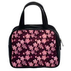 Cherry Blossoms Japanese Classic Handbag (two Sides)