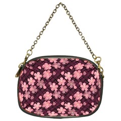 Cherry Blossoms Japanese Chain Purse (one Side)