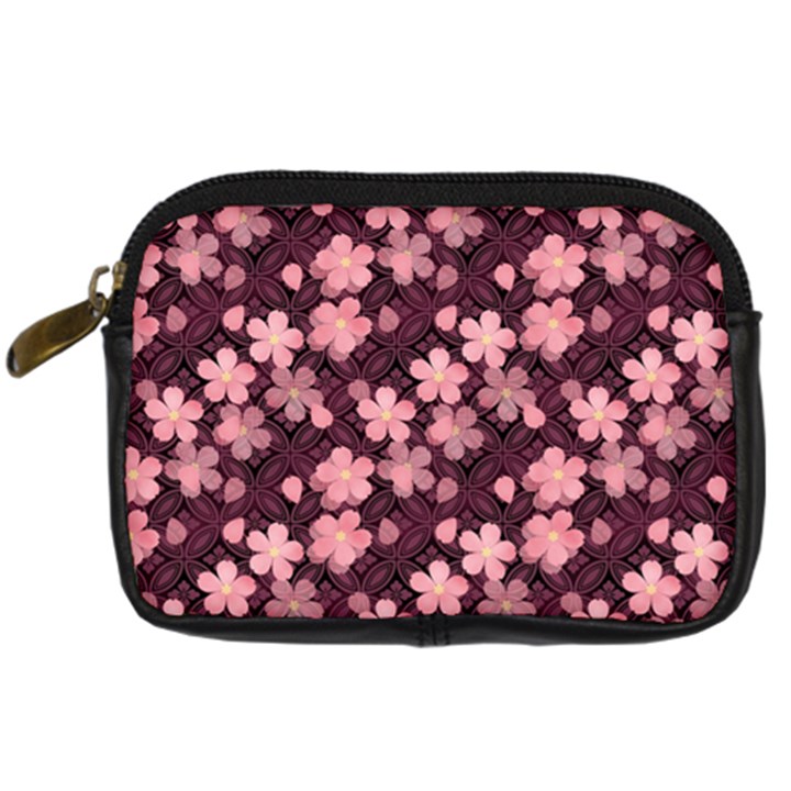 Cherry Blossoms Japanese Digital Camera Leather Case