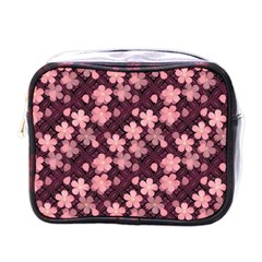 Cherry Blossoms Japanese Mini Toiletries Bag (one Side)