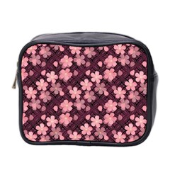 Cherry Blossoms Japanese Mini Toiletries Bag (two Sides)