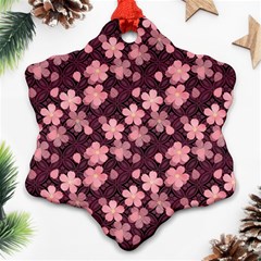 Cherry Blossoms Japanese Ornament (snowflake)