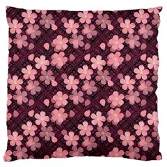 Cherry Blossoms Japanese Large Cushion Case (one Side)