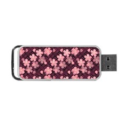 Cherry Blossoms Japanese Portable Usb Flash (two Sides)