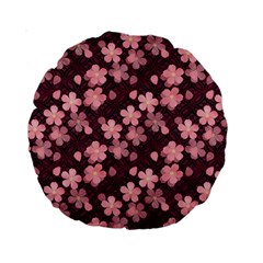 Cherry Blossoms Japanese Standard 15  Premium Round Cushions