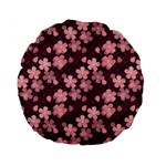 Cherry Blossoms Japanese Standard 15  Premium Round Cushions Front