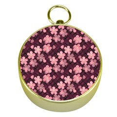 Cherry Blossoms Japanese Gold Compasses