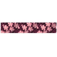 Cherry Blossoms Japanese Large Premium Plush Fleece Scarf 