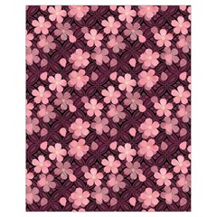 Cherry Blossoms Japanese Drawstring Bag (small)