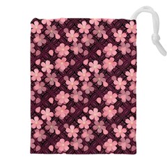 Cherry Blossoms Japanese Drawstring Pouch (4xl)