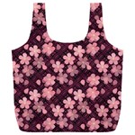 Cherry Blossoms Japanese Full Print Recycle Bag (XXXL) Back