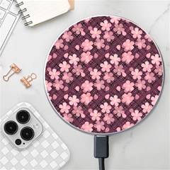 Cherry Blossoms Japanese Wireless Fast Charger(white)