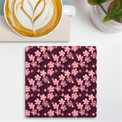 Cherry Blossoms Japanese Uv Print Square Tile Coaster 