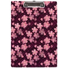 Cherry Blossoms Japanese A4 Acrylic Clipboard