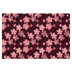 Cherry Blossoms Japanese Banner And Sign 6  X 4 