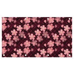 Cherry Blossoms Japanese Banner And Sign 7  X 4 