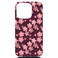 Cherry Blossoms Japanese Iphone 14 Pro Black Uv Print Pc Hardshell Case