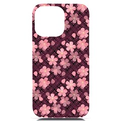 Cherry Blossoms Japanese Iphone 14 Pro Max Black Uv Print Pc Hardshell Case