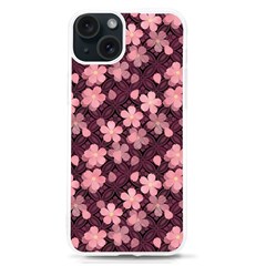 Cherry Blossoms Japanese Iphone 15 Tpu Uv Print Case