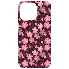 Cherry Blossoms Japanese Iphone 15 Pro Max Black Uv Print Pc Hardshell Case